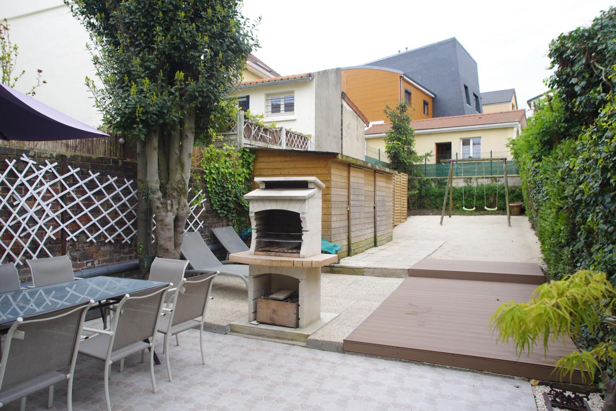 Maison De Charme Avec Jardin A 10Mn De Paris Nanterre Eksteriør bilde